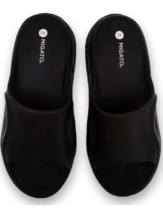 Men's Black Slides