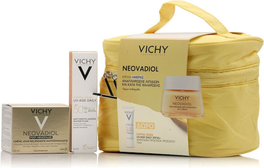 Vichy Neovadiol Lifting Комплект за грижа за кожата за Против стареене & Стягане на кожата 3бр