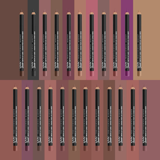 NYX Professional Makeup Suede Matte Молив За Устни Молив Хейлион