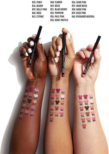 NYX Professional Makeup Slim Lip Pencil Μολύβι Χειλιών