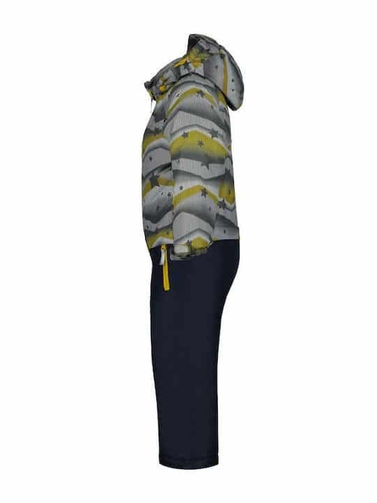 Icepeak Jizan 252152670-220 Παιδική Ολόσωμη Φόρμα Σκι & Snowboard Κίτρινη
