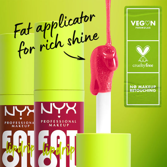 NYX Professional Makeup Fat Oil Lip Drip 08 Status Update 4.8ml