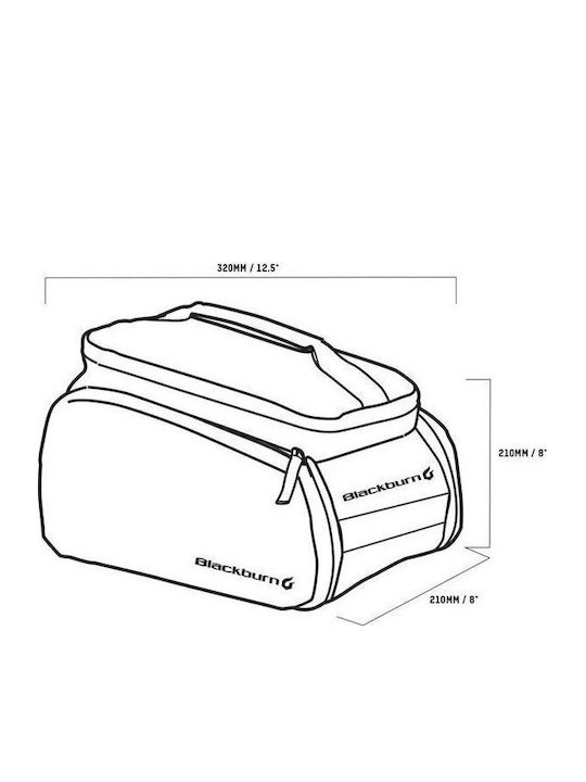 Blackburn Bicycle Rack Bag Black
