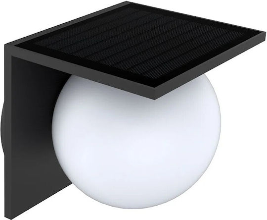 Led7 Wall Mounted Solar Light 1.5W 1000lm Natural White 4000K with Motion Sensor and Photocell IP54 15.1cmx13.7cmx13cmcm