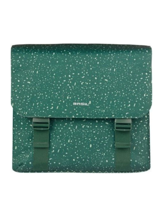 Basil Double Bicycle Rack Bag Green