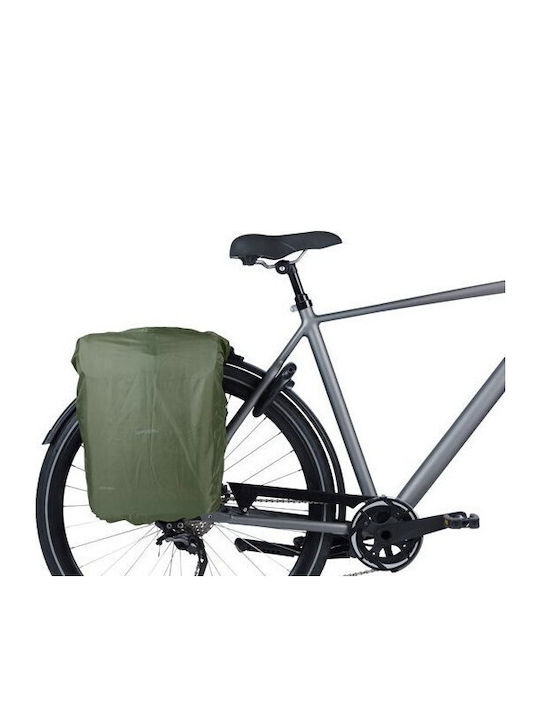 Basil Double Bicycle Rack Bag Black