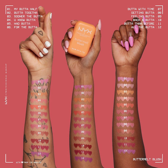 NYX Professional Makeup Blush Buttermelt Butta Than Before 5gr