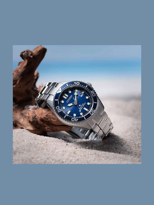 Citizen Men's Watch 40mm Battery with Silver Metal Bracelet