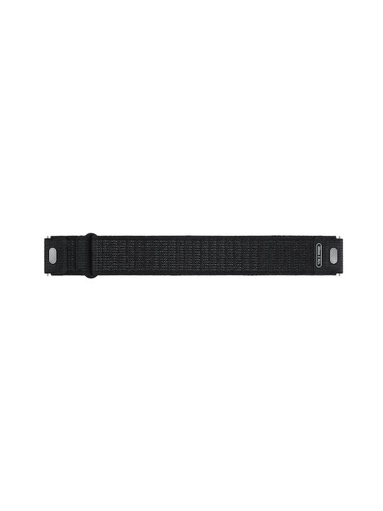 Samsung Strap Fabric Black (Galaxy Watch4/5/6/7/FE/4 Classic/6 Classic/5 Pro)