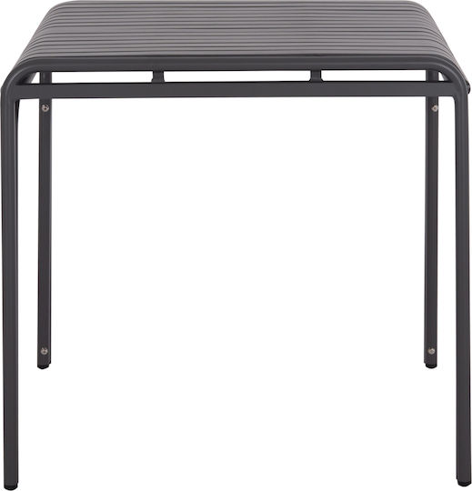Rachel Sitting Room Outdoor Foldable Aluminum Table Gray 76x72x76cm