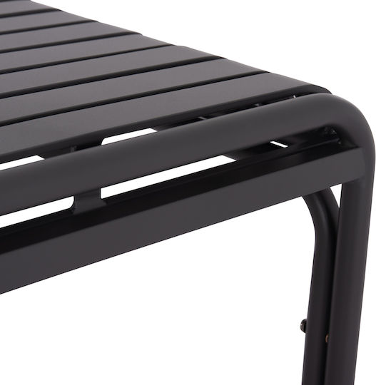 Rachel Sitting Room Outdoor Foldable Aluminum Table Gray 76x72x76cm
