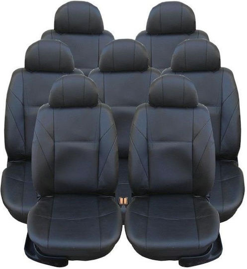 Front Car Covers Leather Peugeot 307sw Black