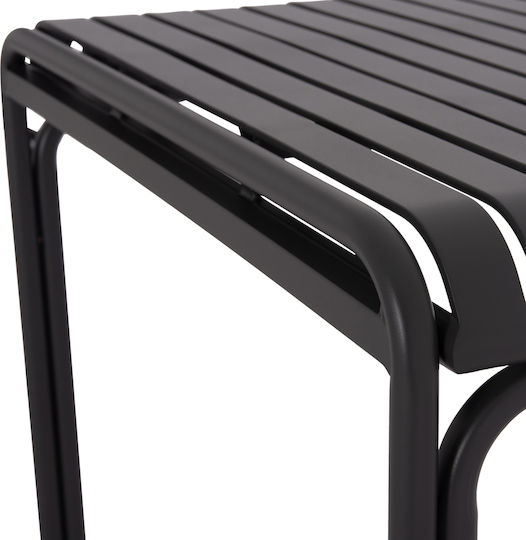 Rachel Sitting Room Outdoor Foldable Aluminum Table Gray 76x72x76cm
