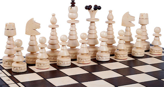 Chess Wood 60x60cm