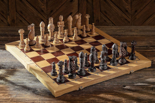 Schach aus Holz 65x65cm