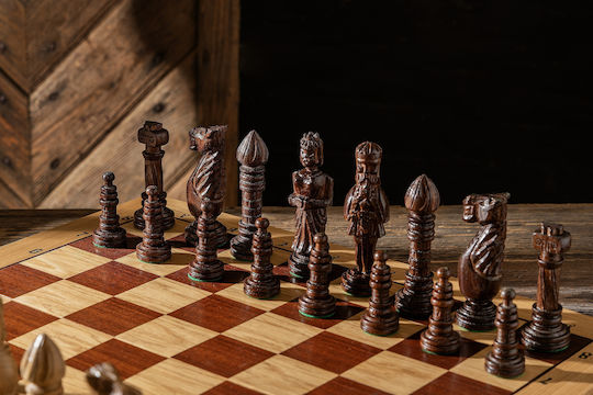 Schach aus Holz 65x65cm
