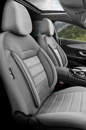 Luxury Velour Upholstery Orthopedic Covers Front Rear Seats