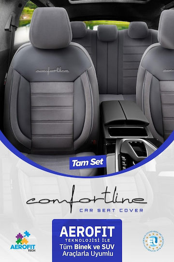Luxury Velour Upholstery Orthopedic Covers Front Rear Seats
