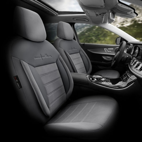 Luxury Velour Upholstery Orthopedic Covers Front Rear Seats