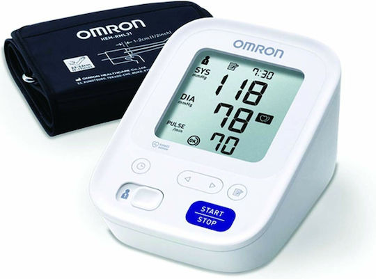 Omron M3 Intellisense Ηλεκτρονικό Πιεσόμετρο Μπράτσου Ακριβείας με ανίχνευση Αρρυθμίας HEM-7154-E