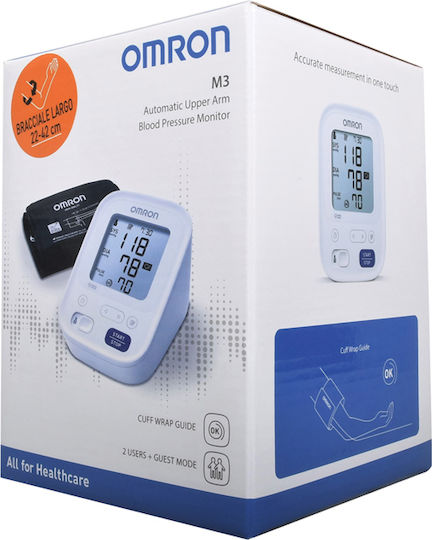 Omron M3 Intellisense Ηλεκτρονικό Πιεσόμετρο Μπράτσου Ακριβείας με ανίχνευση Αρρυθμίας HEM-7154-E