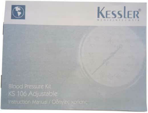 Kessler Pressure Logic Adjustable KS106 Analog Tensiometru De braț cu Stetoscop