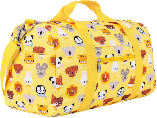 A Little Lovely Company Sack Voyage Yellow Fabric L46xW22.5xH25cm