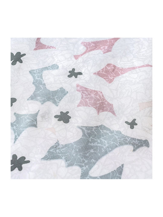 Beauty Home Duvet Set Single 160x240cm Ninet Art 12252 Grey, Pink 2pcs