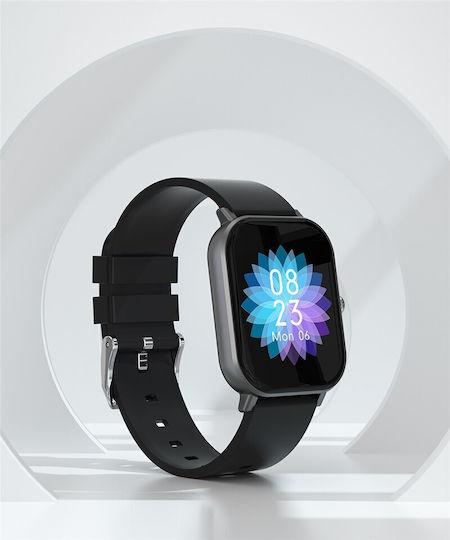 ProFiT Aluminiu Smartwatch (Negru)