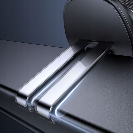 Mcdodo Auto Handyhalterung mit Magnet und Kabelloses Laden MagSafe Schwarz
