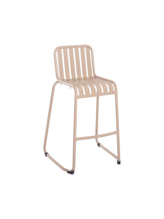 Barhocker aus Aluminium Rachel Champagner 59,5x55x101cm Barhocker aus Aluminium Rachel Champagner 59,5x55x101cm