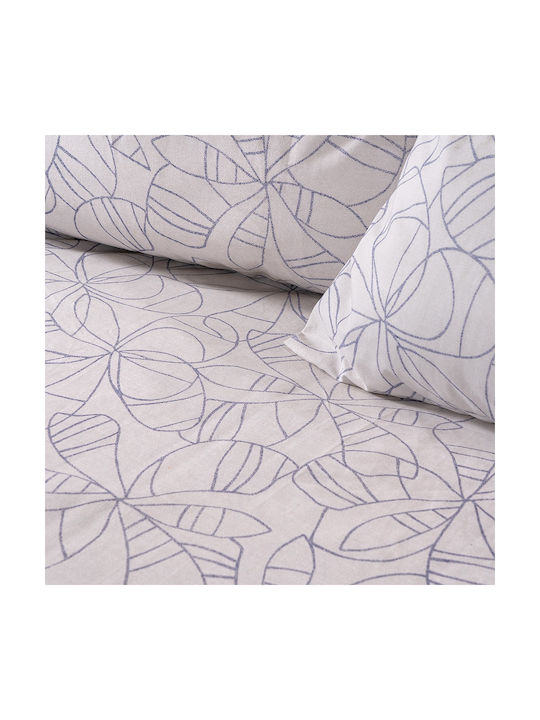 Beauty Home Art 12250 Pillowcase Set with Envelope Cover Beige 52x72cm.