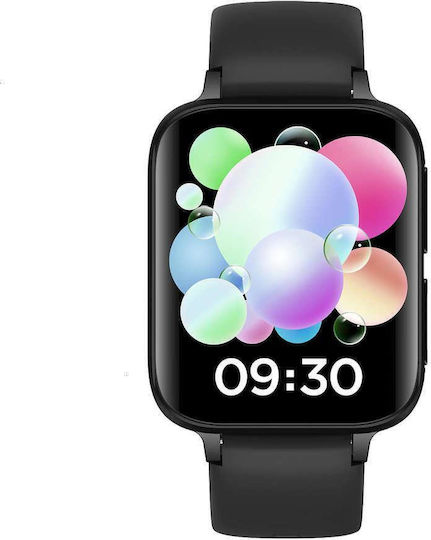 FiT Cloud Pro Aluminium 44mm Smartwatch με Παλμογράφο (Μαύρο)