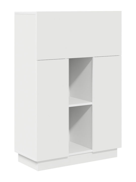 Desk Wooden White 71.5x31.5x106.5cm