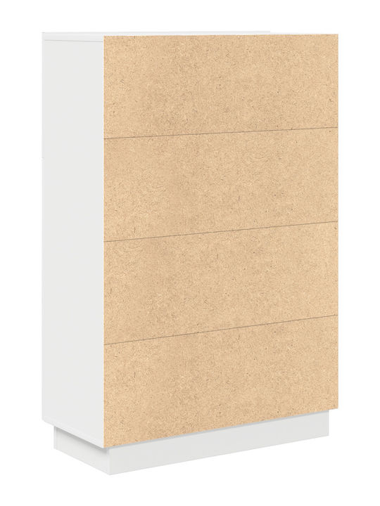 Desk Wooden White 71.5x31.5x106.5cm