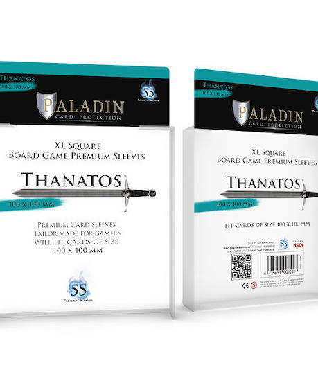 Board & Dice Paladin Card Sleeves Square Size 55 Transparent