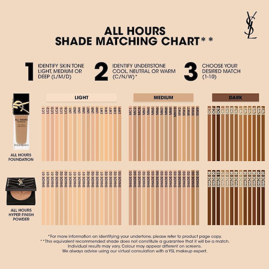 Ysl All Hours Hyper Finish Puder 07 8.5gr