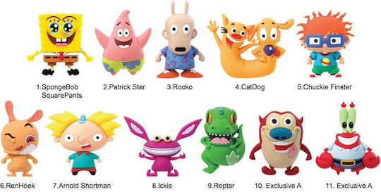 Figurină Clip 3D Seria 1 Clasice Nickelodeon Conținut Aleatoriu