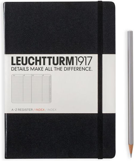 Leuchtturm1917 Тетрадка Музика 121 Листа Черен 1бр