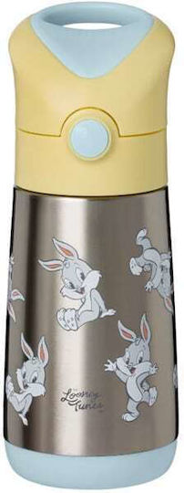 B.Box Детска Бутилка За Вода Batman Със Сламка Сива 350ml