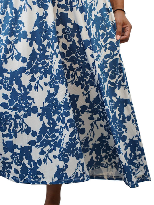 Καλοκαιρινό Maxi Φόρεμα Blue