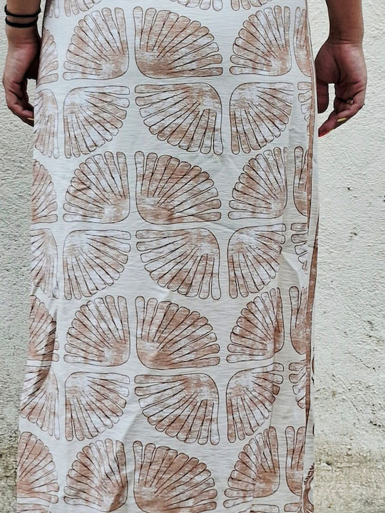 Φούστα Φάκελος Beige