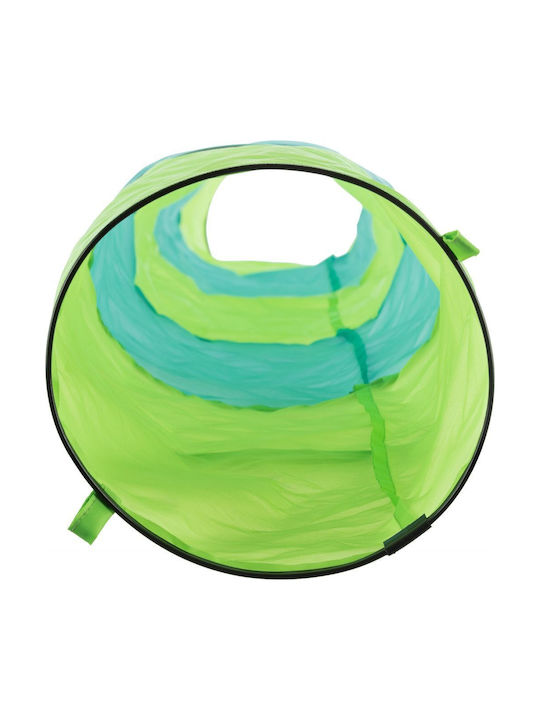 Trixie Rodent Toy Tunnel Green/Charcoal 18x130cm. Black