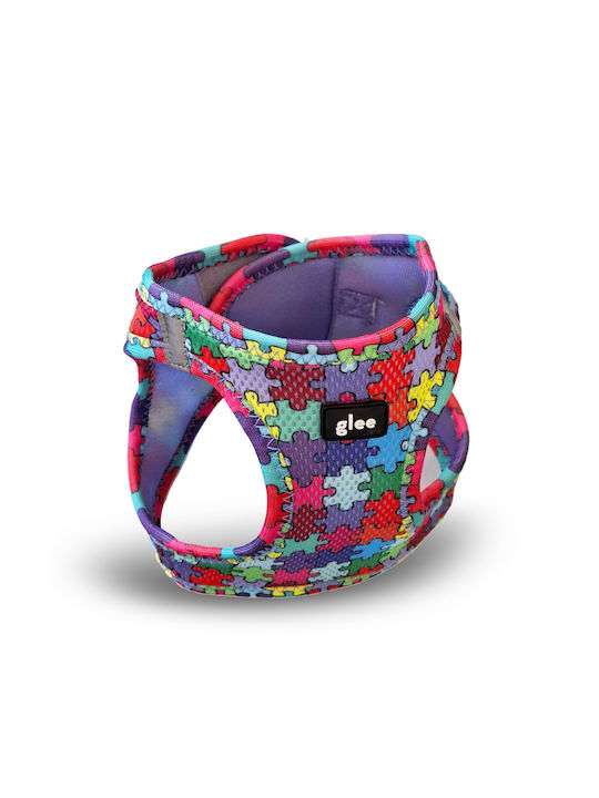 Glee Hundegeschirr Puzzle Typ Sattel 2xklein A:24-28cm B:28-32cm Mehrfarbig