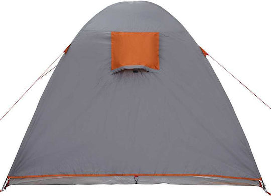 vidaXL Καλοκαιρινή Σκηνή Camping Γκρι 384x254x170εκ.