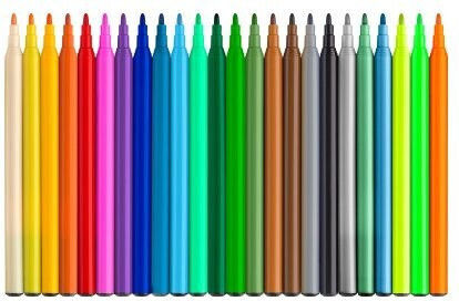 Faber-Castell Dinozaur Lavabili Neon Markere de Desen Set 24buc