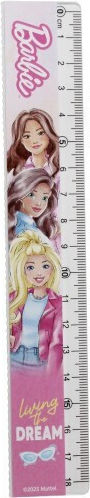 Gim Barbie Kids Stationery Set with Pencil, Sharpener, Eraser, Notepad and Ruler 5pcs