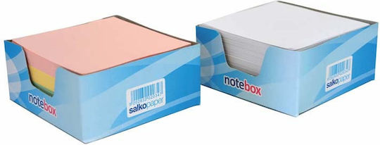 Salko Paper Note Pads in Cube 500 Sheets Yellow 9x9pcs