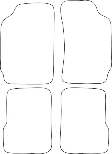 Velour Carpet Set Matching Skoda Felicia 1994-2001 Blue Edging