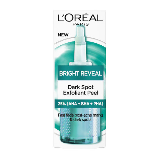 L'Oreal Paris Bright Reveal Feuchtigkeitsspendende und Anti-Aging Leichtgewichtige Gesichtscreme Tag mit SPF50 gegen Fehler und Akne mit Niacinamid und AHA 25ml